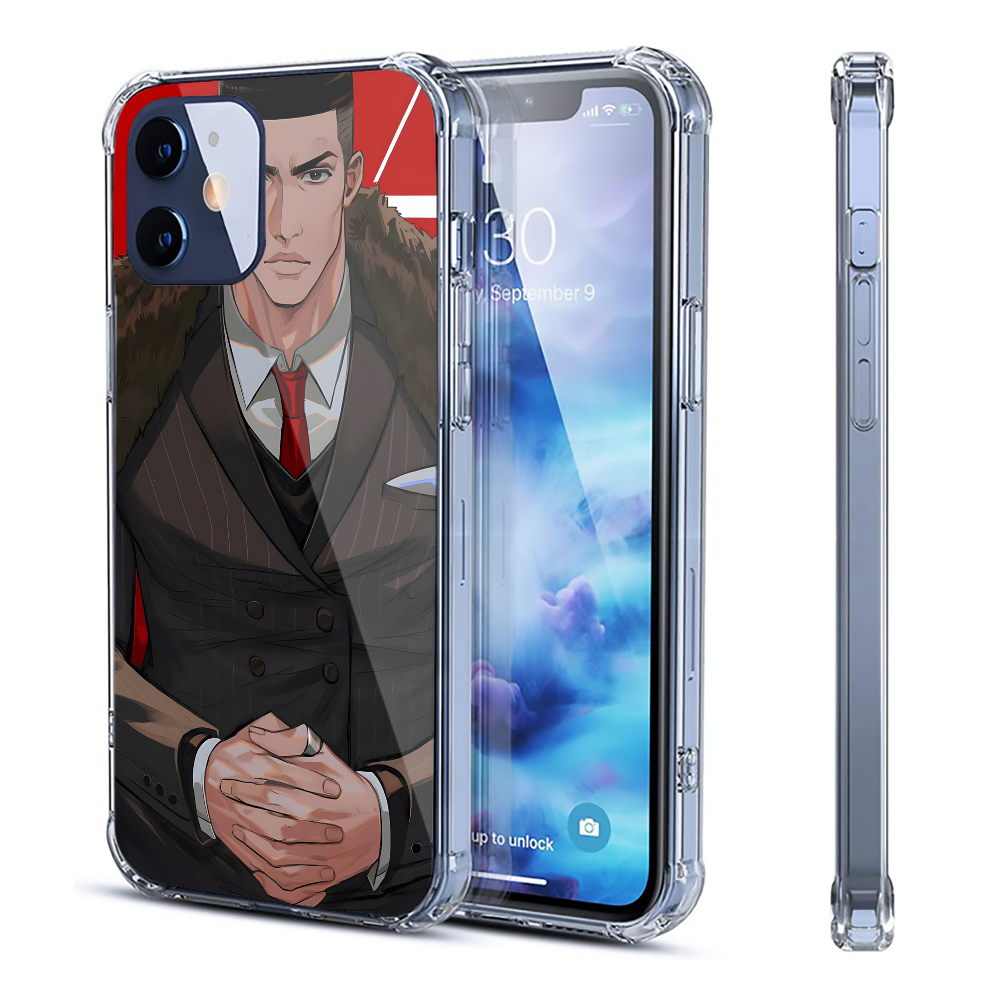 （画像用） SLAM DUNK／スラムダンク 【iPhone 12シリーズ対応】透明スマホケース（クリアソフトケース）